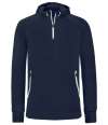 PA360 Proact Zip Neck Hooded Sweatshirt Navy colour image